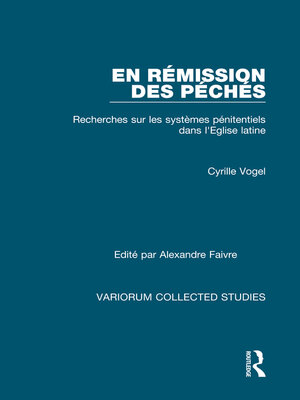 cover image of En rémission des péchés